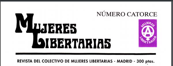 Cabecera Revista Mujeres Libertarias