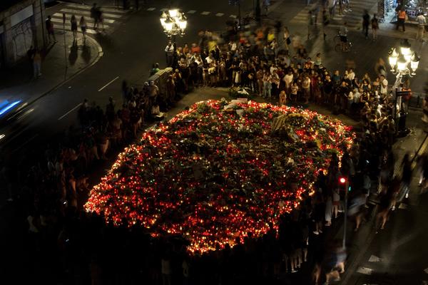 Homenaje atentado Barcelona