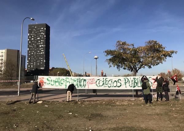 Ensanche Vallecas terrenos colegio concertado 