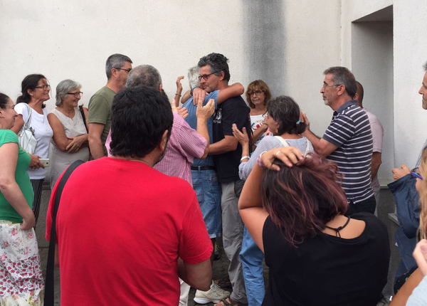 Juan Clavero sale del juzgado