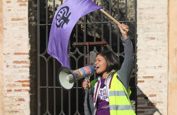 Marcha feminista Bornos