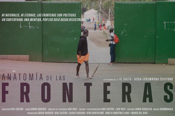 Cartel Anatomía de las fronteras web