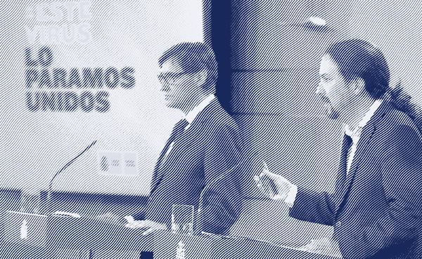 Salvador Illa y Pablo Iglesias