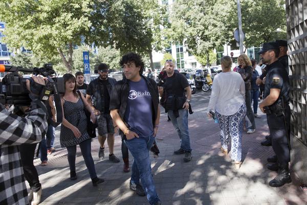 Jorge Correa, ‘Boro’, antes de declarar en la vista oral