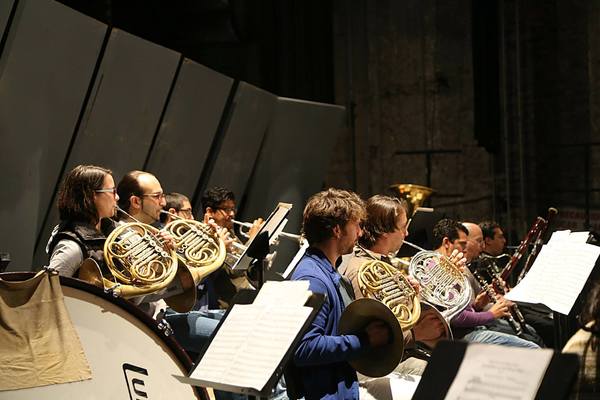 Miembros de la Orquesta Sinfónica de Yucatán (OSY)