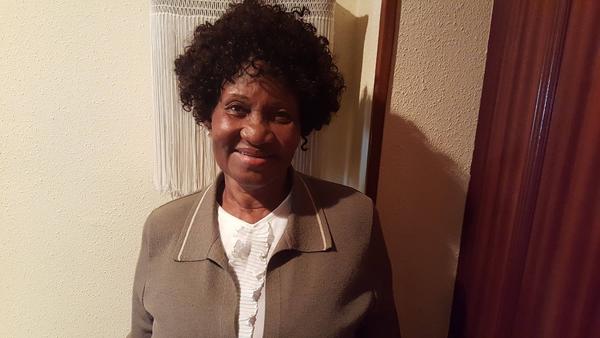 Genoveva Nchama, líder del Partido del Pueblo Acción por la Justicia Social, de Guinea Ecuatorial.
