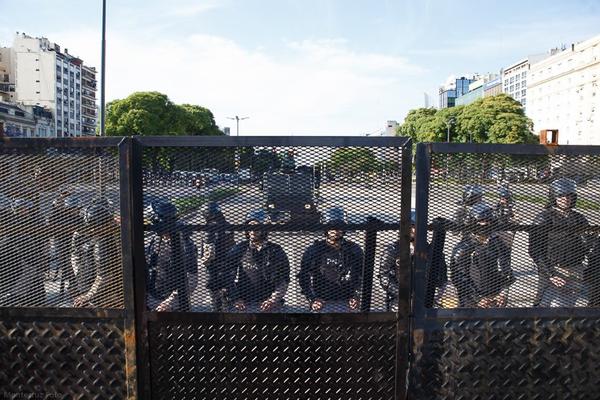 Protesta en Buenos Aires contra el encuentro del G20, el 30 de noviembre de 2018