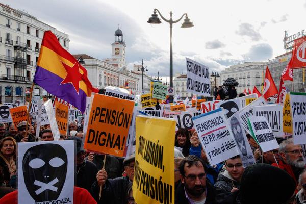 Pensiones leyes mordaza 17 de marzo 2018 1