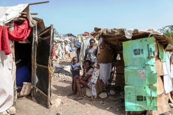 Haiti -campamento