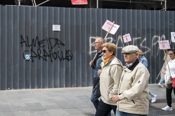 Manifestación Madrid pensionistas Congreso de los Diputados - 2