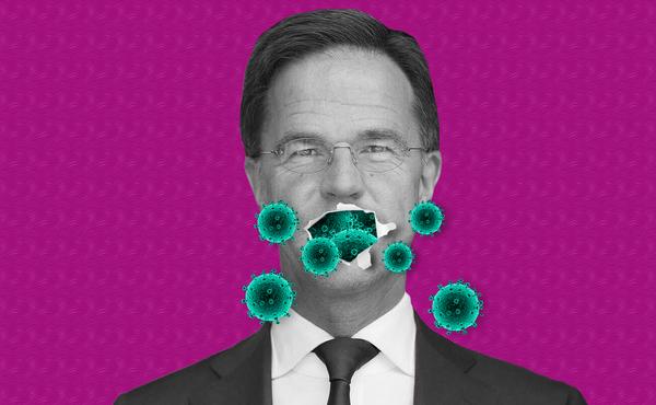 Montaje primer ministro holandés Mark Rutte