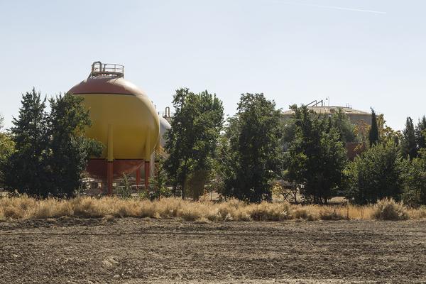 Depuradora Sur Oriental, junto a Rivas-Vaciamadrid.