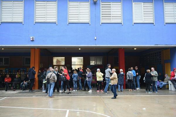 Colegio electoral Antonio Brusi en Barcelona