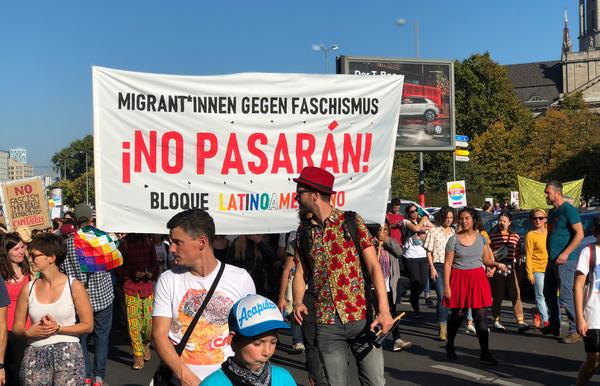 No Pasarán -Berlín 13 octubre 2018
