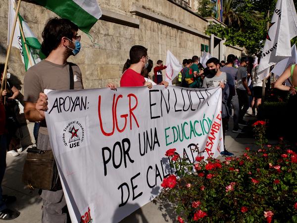 Concentración estudiantes Andalucía 5