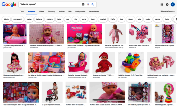 Búsqueda Bebé Juguete Google