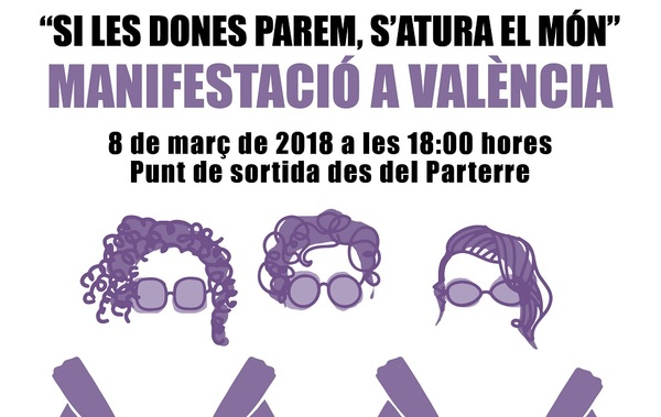 manifestacion 8m valencia