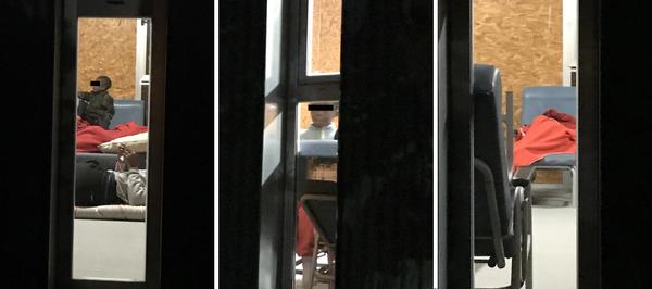 Precarias condiciones para los migrantes llegado a Málaga por mar.