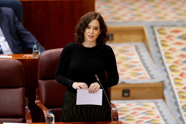 Isabel Díaz Ayuso Pleno Asamblea 7 Mayo