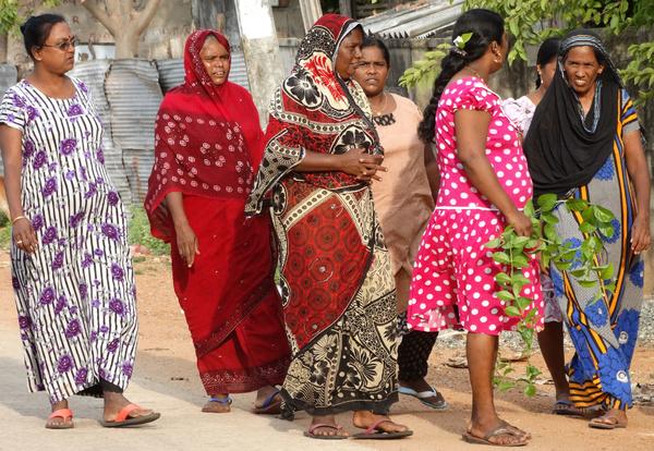 Mujeres en Mannar Sri Lanka