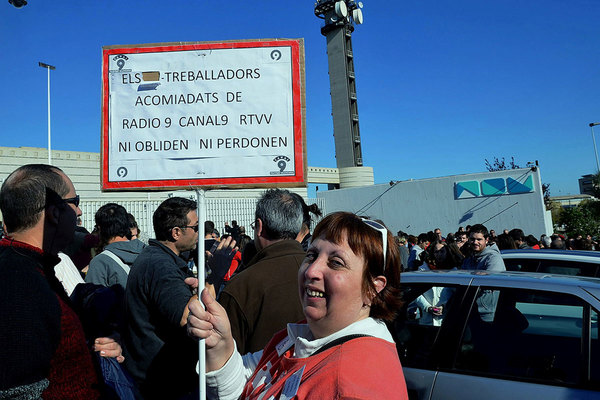 trabajadores RTVV ERE despidos