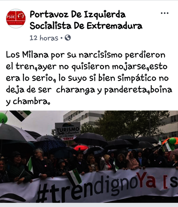 Post portavoz izquierda socialista