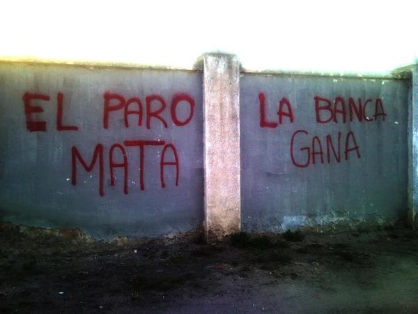 Paro y banca Extremadura