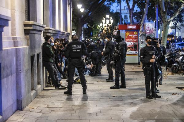 Disturbios Barcelona noviembre 2020 - 1