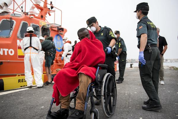 Migrantes Puerto de Motril Junio 2018