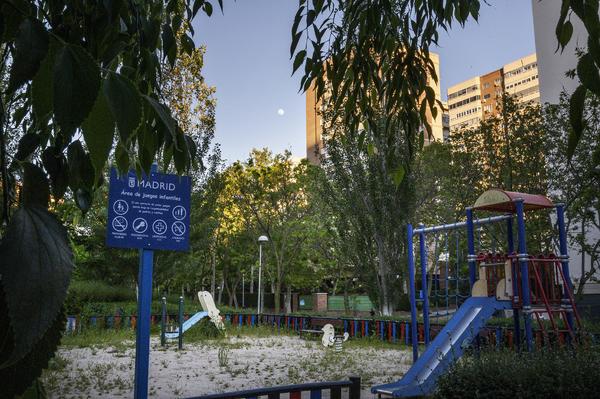 Parque infantil coronavirus