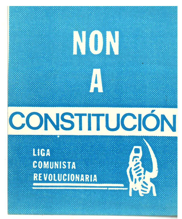 LCR non constitución do 1978