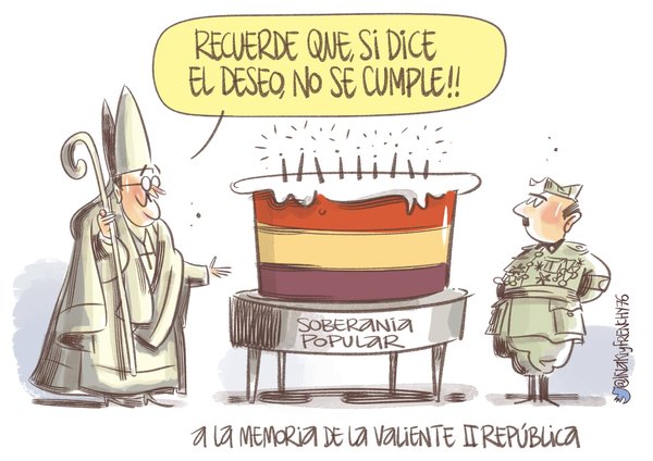 A la memoria de la valiente II República.