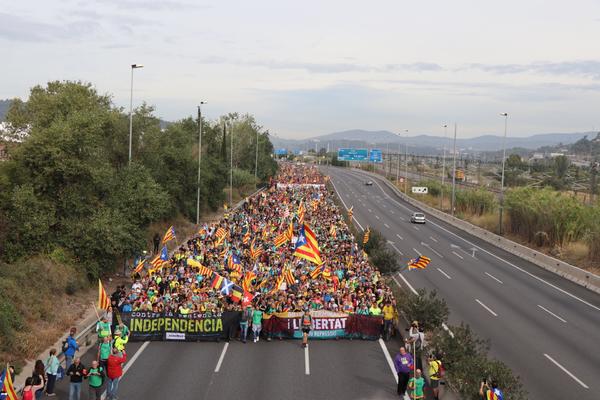 Marchas contra la sentencia del Procés