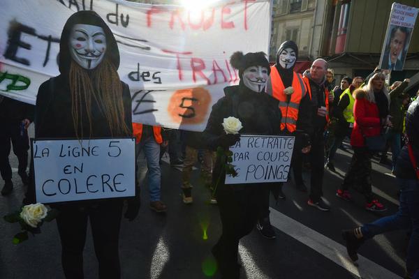 Manifestacion Pensiones Francia 3