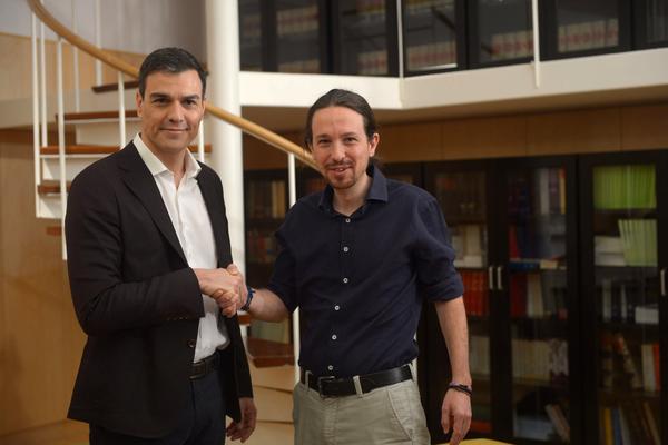 Pedro Sanchez Pablo Iglesias