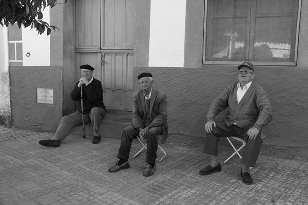 Vecinos extremeños a la fresca
