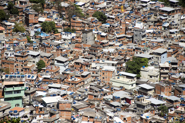 Favela de Rocinha, Río de Janerio casas