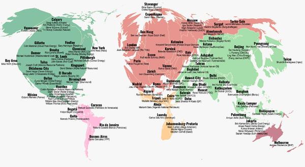 mapa cien contaminantes