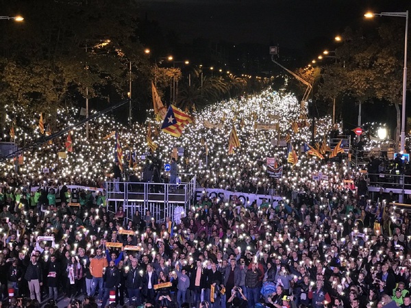 Manifestación Barcelona 11 noviembre