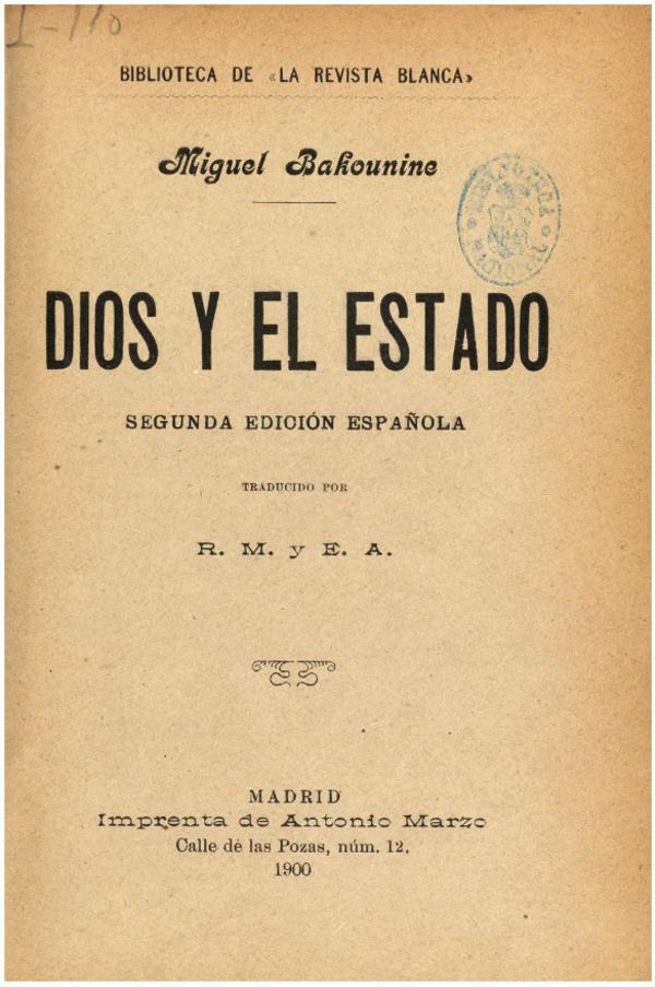 Dios y el Estado leído en Badajoz