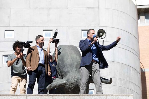 Santiago Abascal en Vistalegre