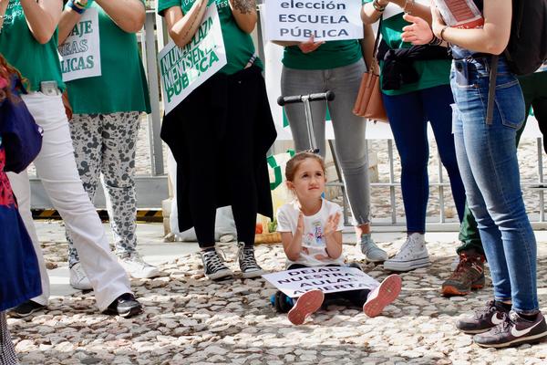 Concentración por la educación pública 2