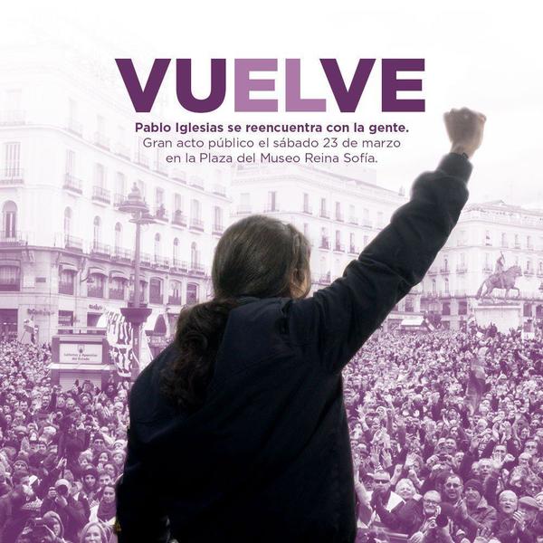 Cartel Podemos -solo vale para interior