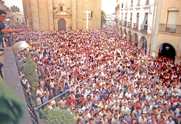 Manifestación Valdecaballeros