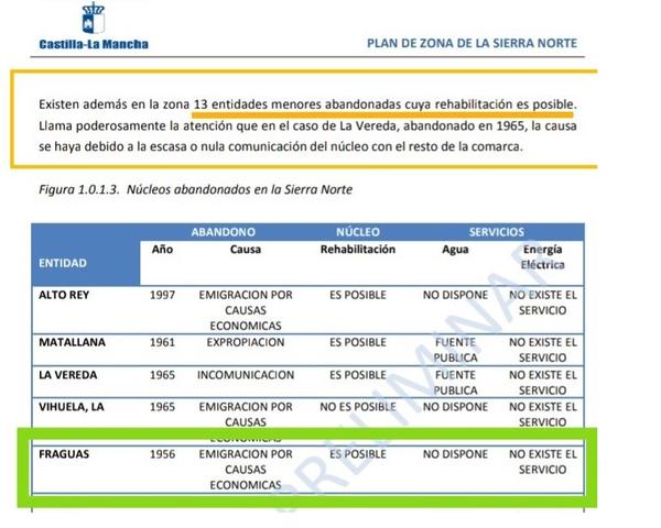 Plan de Zona de la Sierra Norte