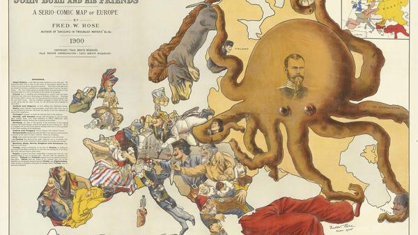 vineta 1900 zar rusia pulpo