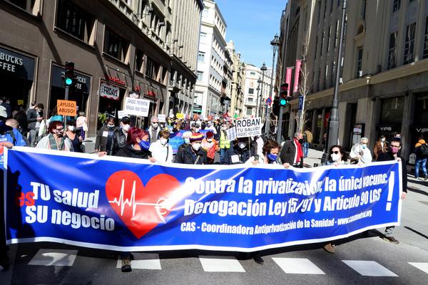 Manifestación CAS Sanidad Pública