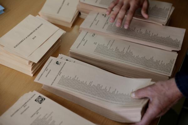 Papeletas elecciones