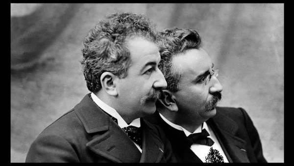 Hermanos Lumière en 1895