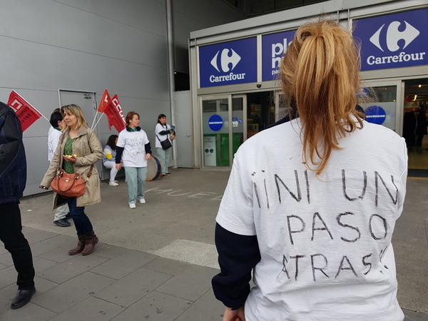 Huelga Mujeres Carrefour Leganés